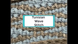 Wave Stitch Tutorial [upl. by Jacques]