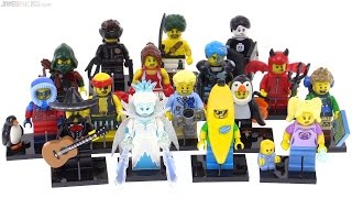 All LEGO series 16 Collectible Minifigures reviewed [upl. by Bernj]