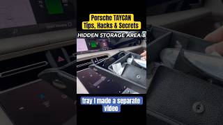 Porsche Taycan Tip8 HIDDEN STORAGE SPACE [upl. by Boone]