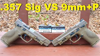 357 Sig VS 9mmP  Corbon Classic JHP Ammunition  Ballistic Gel Test [upl. by Kcorb]