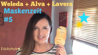 Naturkosmetik Weleda Alva Lavera ♥ Maskenprojekt November ♥ Fab4tyStyle [upl. by Nolyar]