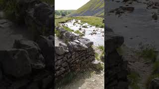 Gordale Scar Flowing Stream Malham Cove North Yorkshire Dales UK 4K Ultimate Virtual Walking Tour 🇬🇧 [upl. by Haneekas]