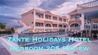 Zante Holidays Hotel Kalamaki  Bedroom 205 Review [upl. by Amliv463]