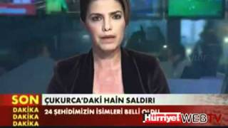 TRT Spikeri Şehit haberi verirken ağladı CANLI YAYIN 19 Ekim 2011 [upl. by Gambrell]