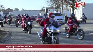 Le Thou Des Motards Père Noël Offrent Des Balades Aux Personnes Handicapées [upl. by Romina]