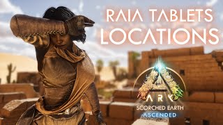 All Raia Explorer Note Locations on Scorched Earth Ark Ascended [upl. by Yecam781]