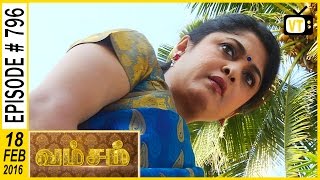 Vamsam  Tamil Serial  Episode 796  18022016 [upl. by Demmahom]