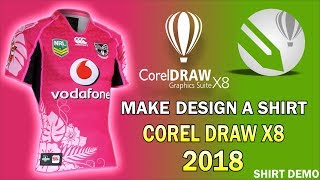 CorelDraw x8 2018 free download amp Shirt design pattren for printing MOHSAN DESIGNER HINDI [upl. by Curren295]