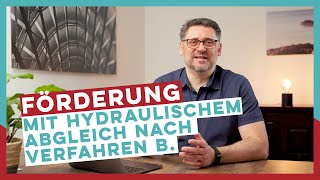 Kryptische Fördervoraussetzung für Wärmepumpen  Hydraulischer Abgleich Verfahren B  Gal Heizung [upl. by Knut579]