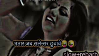 Bhatar Jab Salensar छुवावे bhojpurilofi sslow renarb bhojpuri song song lofi song bhojupri son [upl. by Onek]