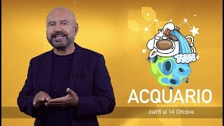 ACQUARIO l’oroscopo di Capitani  Settimana 8  14 Ottobre [upl. by Lehsreh]