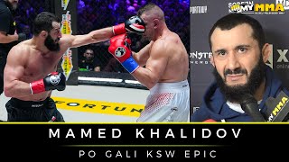 MAMED KHALIDOV  KSW Epic  Przegrana walka z Adamkiem  Kontuzja  Powrót do MMA [upl. by Eelarual]