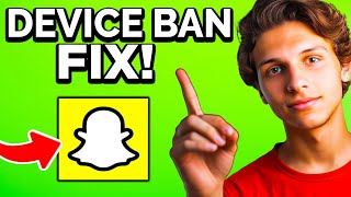 How to Fix Snapchat Device Ban 2024 iPhoneAndroid [upl. by Anniroc]