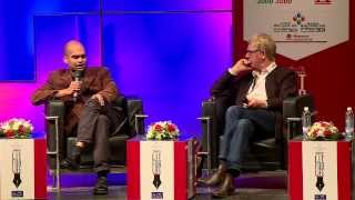 Lit for Life 2014 Aravind Adiga in conversation with David Godwin [upl. by Adiarf]