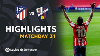 Highlights Atletico Madrid vs SD Huesca 20 [upl. by Akinorev105]