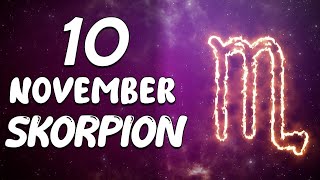 ACHTUNG👀 DU FÄLLST VOM STUHL WENN DU DAS SIEHST🪑 SKORPION ♏ HEUTE 10 November 2024 [upl. by Eniale]