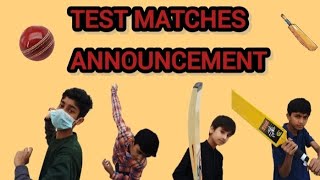 Test Match Announcement [upl. by Wendolyn221]