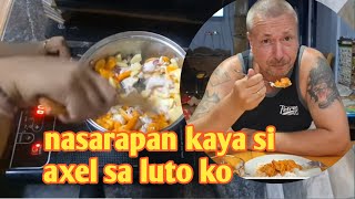 Niluto ang pagkain si axel nasarapan kaya siya [upl. by Chapland]