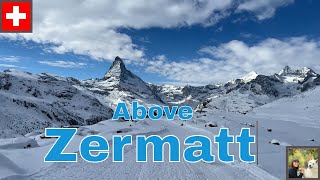 Zermatt village Switzerland  a winter hike with Matterhorn view 4K [upl. by Nisse]