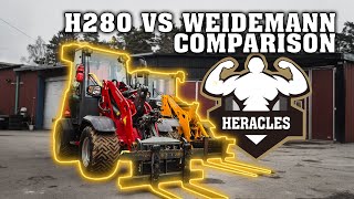 H280 amp Weidemann Comparison [upl. by Norrahs617]