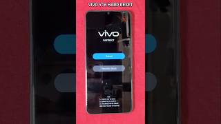 Vivo Y16 Hard Reset 2024  Vivo Y16 Frp Bypass  shorts [upl. by Asreht]