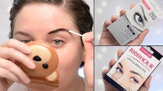 Swiss O Par vs 1000 Hour Lash amp Brow Dye 30 Day Test amp Review  CORRIE V [upl. by Anirazc]