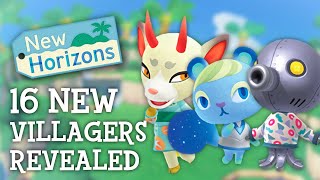 16 NEW VILLAGERS You Can Get in Animal Crossing New Horizons [upl. by Adriell]