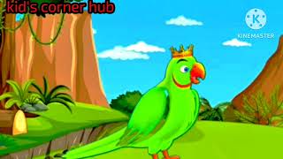 kidss songparrotyt videocartoon video kids corner hub [upl. by Kulseth]