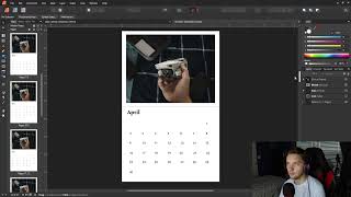 Designing a Calendar in Affinity Publisher [upl. by Notsyrb]