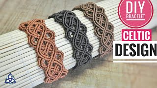 Celtic Macrame Bracelet DIY  EASY DIY IDEA [upl. by Yantruoc]