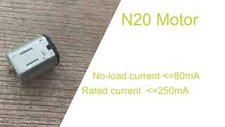 N20 Micro 3V6V DC Gear Motor [upl. by Eimmij533]