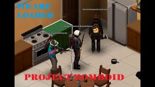 PROJECT ZOMBOID  RAIDING The Police Station For Heaps of Guns [upl. by Humph85]