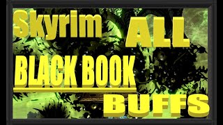 The Elder Scrolls V Skyrim  Black Books Perks Tips amp Locations [upl. by Webb645]