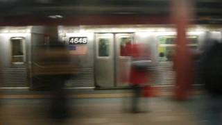 MTA New York City Subway  OnBoard R68 D Train With R40MR42 F Train From 42nd to 34th Streets [upl. by Meagher]