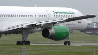 Planes at Birmingham Intl Airport BHX 120517  4K HD [upl. by Nered]