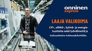 Onninen Express ketju palvelee jo 55 myymälän voimin ympäri Suomen [upl. by Joses]