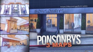 PONSONBYS Dress Shop MLO  3 Locations  Interior  Designed fivem roleplay gta5mods mlo ymap [upl. by Airdua205]