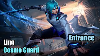 Ling Cosmo Guard Skin Special Entrance Upscale 4K Mobile Legends MOBILELEGENDS [upl. by Harberd]