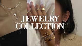 JEWELRY COLLECTION 2022  everyday jewelry try on amp favorite brands ft Cartier Mejuri and more [upl. by Leiria284]