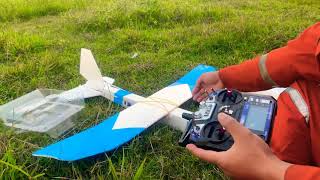 Aeromodelling RC plane Maiden Flight FT Tiny Trainer [upl. by Ettegirb]