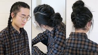 Braid Styles  Men Long Hairstyles [upl. by Rainger]