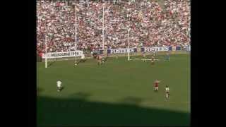 1989 preliminary final  Gary Ablett highlights 2nd half [upl. by Haduhey]