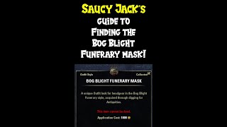 Bog Blight Funerary Mask Guide SJ Scrubs ESO Blackwood [upl. by Hardin]