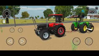 Indian vehicles driving 3d gana play Swaraj and John Deere [upl. by Danae183]