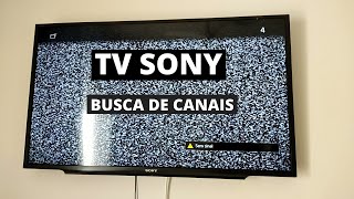 Como Sintonizar TV SONY BUSCA DE CANAIS SONY [upl. by Redep754]