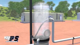 Power Service Inc  2Phase Separator  Animated Example no audio [upl. by Marnia]