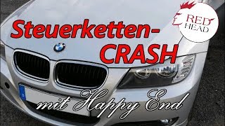 BMW Steuerkette im Auflöseprozess Ölpumpe ohne Öl dennoch Glück im Unglück [upl. by Hallimaj]