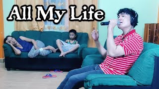 All My Life Song by America Cover by Feb DV Labiaga [upl. by Nesyrb]