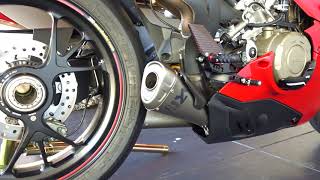 Ducati Panigale V4 S with Akrapovic Slip On Exhaust [upl. by Etem]