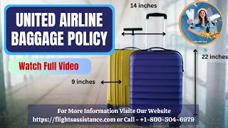 United Airlines Baggage Policy  Fees amp Conditions Explained [upl. by Anna]